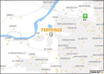 map of Fernridge