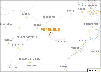 map of Fernvale