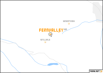 map of Fern Valley