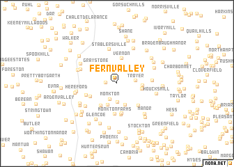 map of Fern Valley