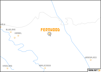 map of Fernwood