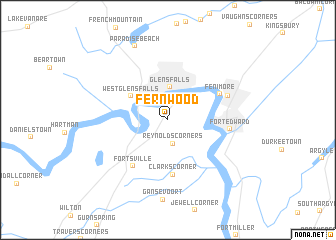 map of Fernwood