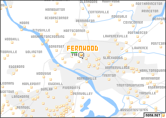 map of Fernwood