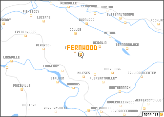 map of Fernwood