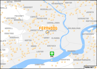 map of Fernwood