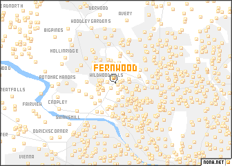 map of Fernwood