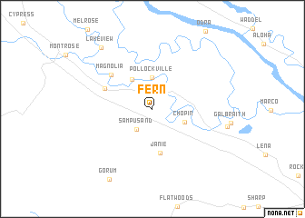 map of Fern