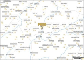 map of Fèro