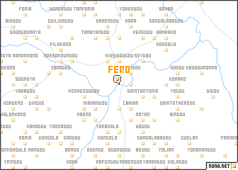 map of Féro