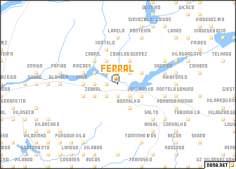 map of Ferral