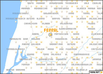 map of Ferral