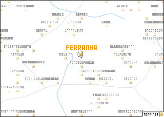 map of Ferranha