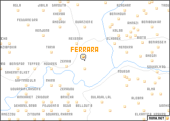 map of Ferrara