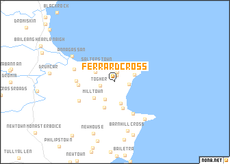 map of Ferrard Cross