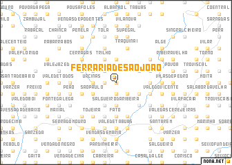 map of Ferraria de São João