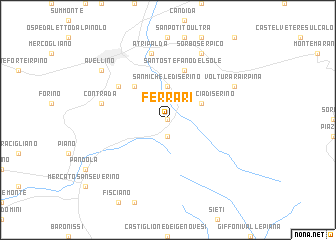 map of Ferrari