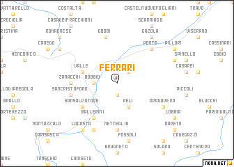map of Ferrari