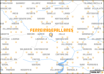 map of Ferreira de Pallares