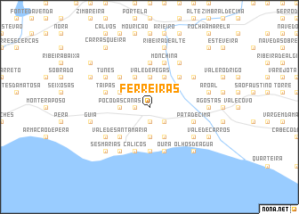 map of Ferreiras