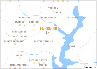 map of Ferreira