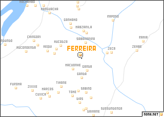 map of Ferreira