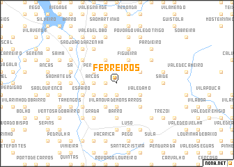 map of Ferreiros