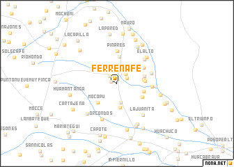 map of Ferreñafe