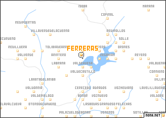 map of Ferreras