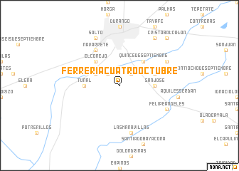 map of Ferrería Cuatro Octubre