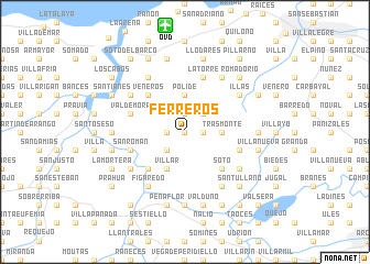 map of Ferreros