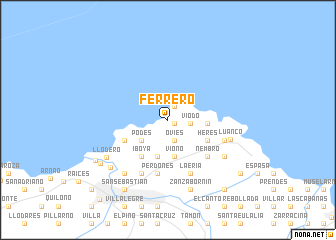 map of Ferrero