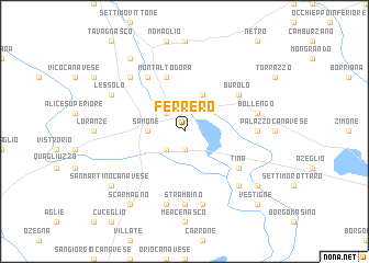 map of Ferrero