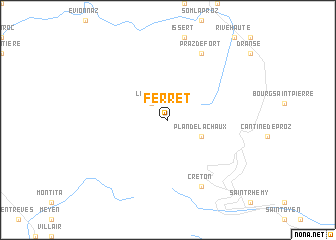 map of Ferret