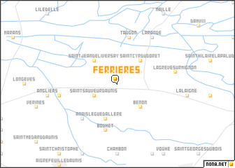 map of Ferrières