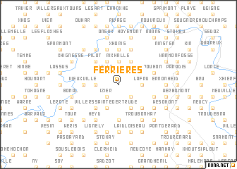 map of Ferrières