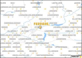 map of Ferrière