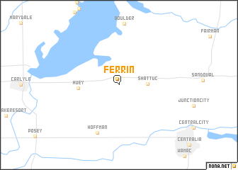 map of Ferrin