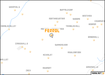 map of Ferrol