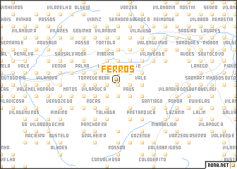 map of Ferrós