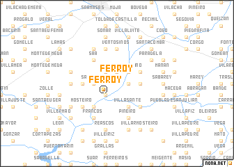 map of Ferroy