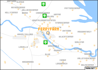 map of Ferry Farm