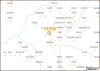 map of Ferso