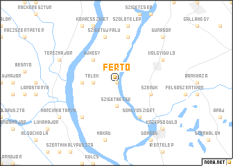 map of Fertő