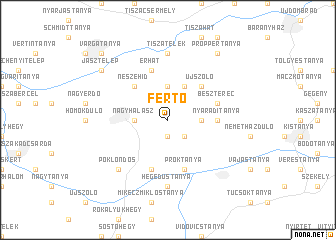 map of Fertő