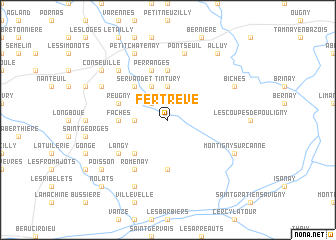 map of Fertrève