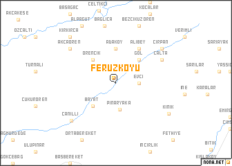 map of Feruzköyü