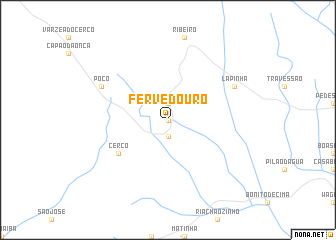 map of Fervedouro