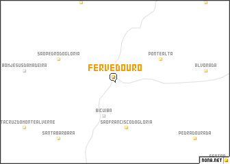 map of Fervedouro