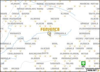 map of Fervença