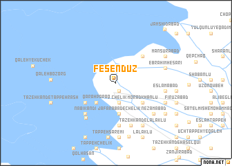 map of Fesendūz